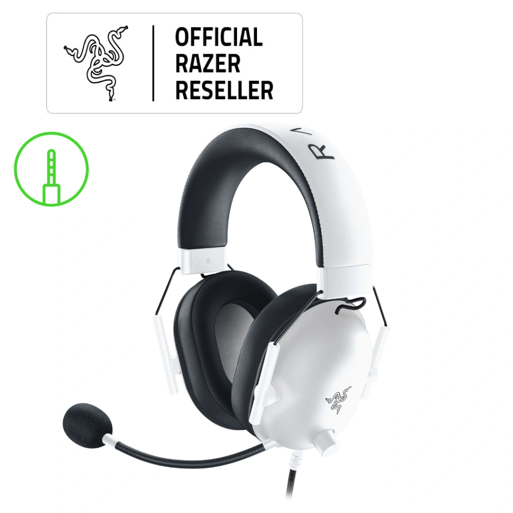 Razer BlackShark V2 X – WHITE - Multi-platform wired esports headset