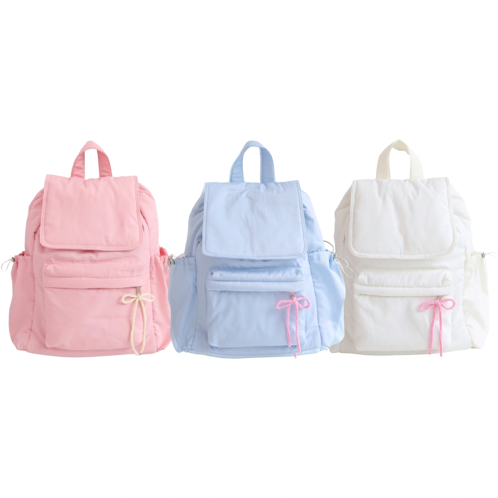 PALETTE - KUBBY BACKPACK | Tas Ransel - Tas Sekolah - Tas Laptop - Tas Wanita - Tas Lucu Aesthetic - Ransel Pita - Backpack Muat Laptop 14 inch