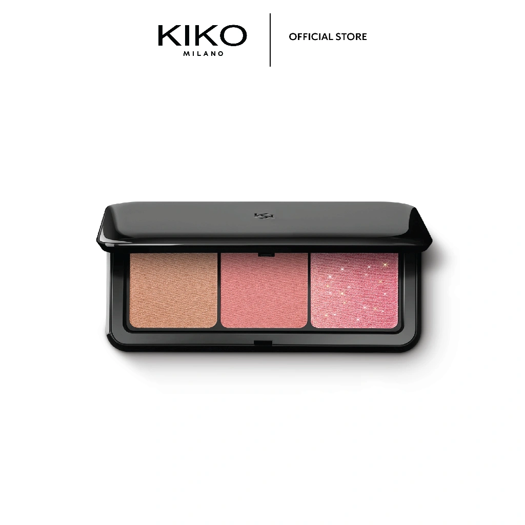 KIKO MILANO Multi Finish Trio Blush & Bronzer Palette