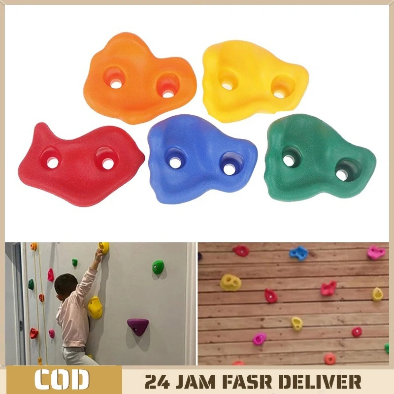 10pcs Panjat Tebing Anak Satuan Boulderan Wall Climbing Dinding Boulder Wall Climbing Holds Anak Dan Dewas