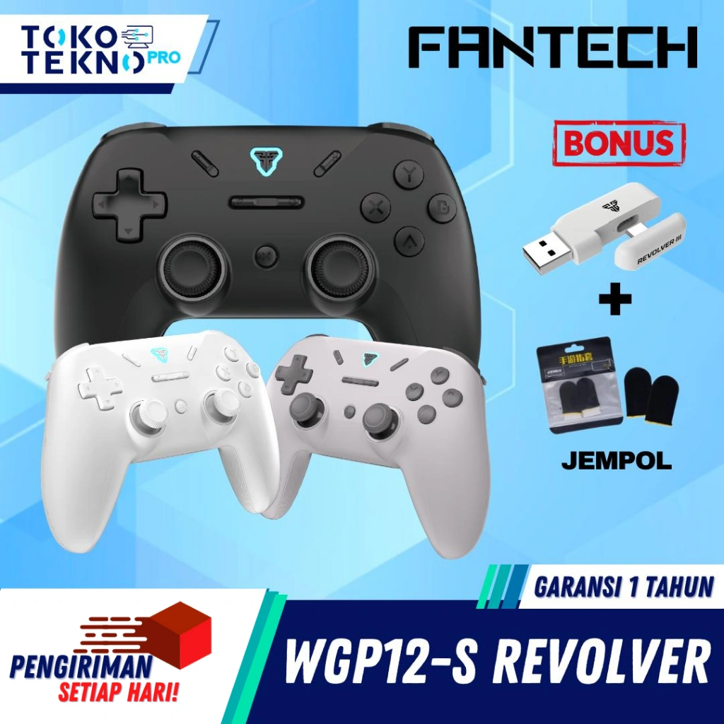 Fantech Revolver WGP12 / WGP12S / WGP12-S / WGP12 S Wireless 2.4 Ghz Gaming Controller