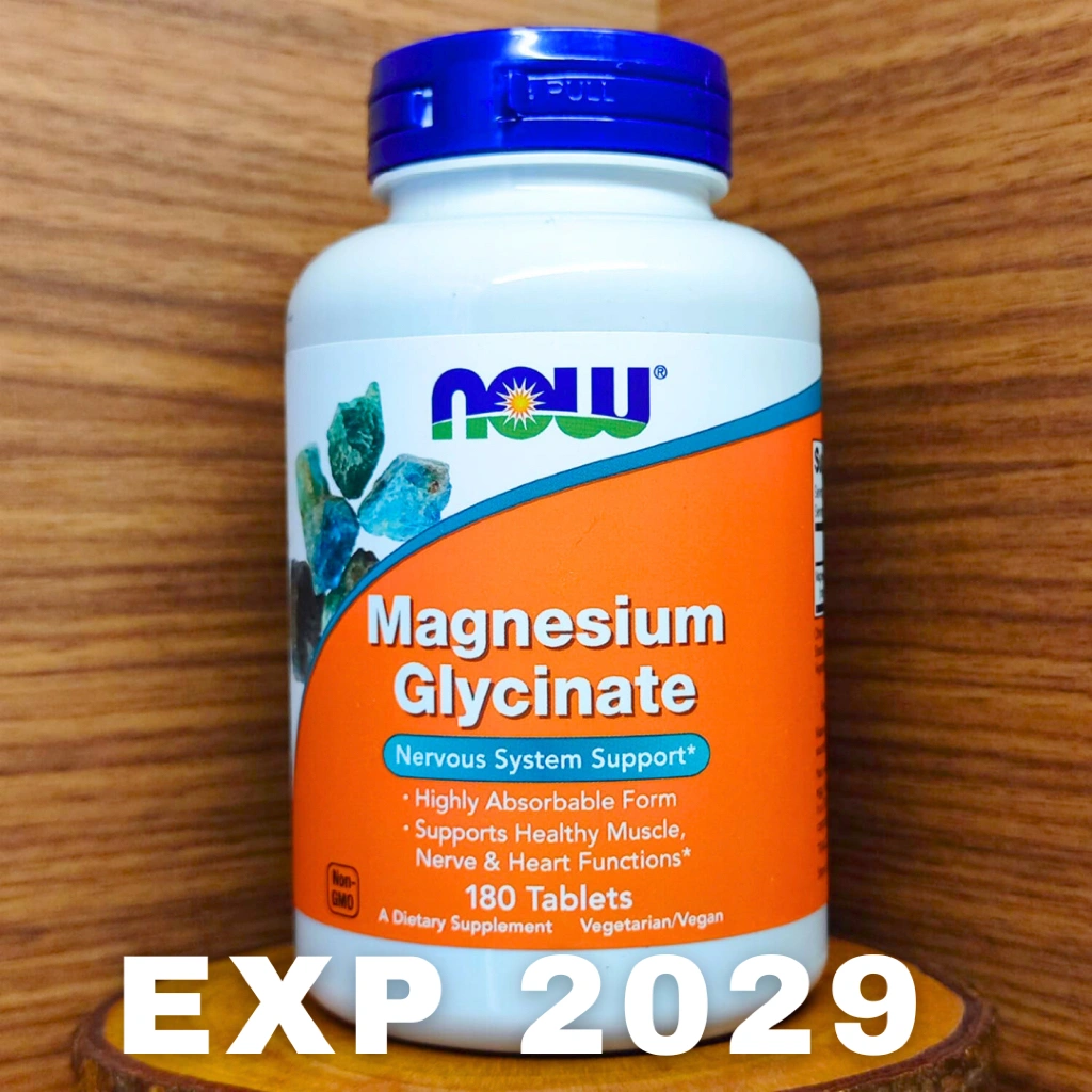 Now Foods Magnesium Glycinate isi 180 Tablets Now Food