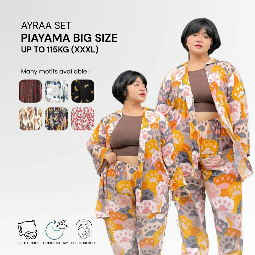 SETELAN BIG SIZE MUSLIM RAYON | PIYAMA PANJANG JUMBO | BAHAN RAYON HIGH QUALITY | LIMITED STOCK