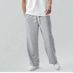 Spasmodic - Celana Sweatpants Loose Baggy Fleece Abu Misty