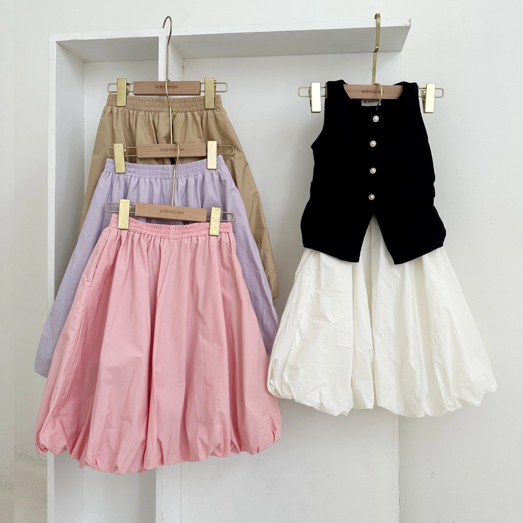 MOMIPIPO | Balloon skirt | Rok balon panjang anak