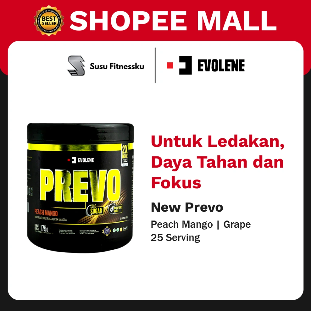 Evolene New Prevo 25 Serving/175gr - Pre-Workout - Energy Drink