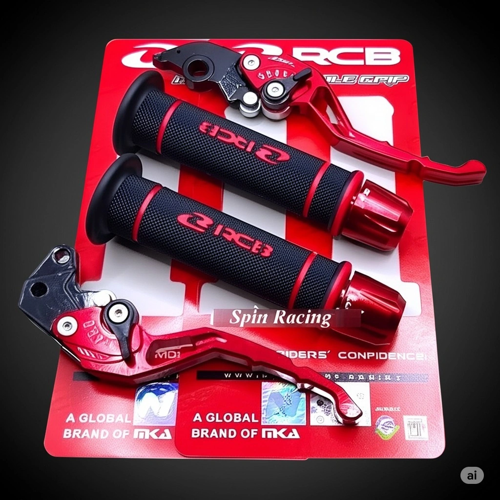{Bisa COD} Paket 3in1 Handgrip RCB HG55 ORIGINAL + Handle Cnc + Jalu Stang Cnc Nmax, Pcx, Adv, Aerox, Xmax, Vario, Beat, Scoopy, Tiger, Vixion, Ninja 150 ninja 250  KLXDan Lainnya