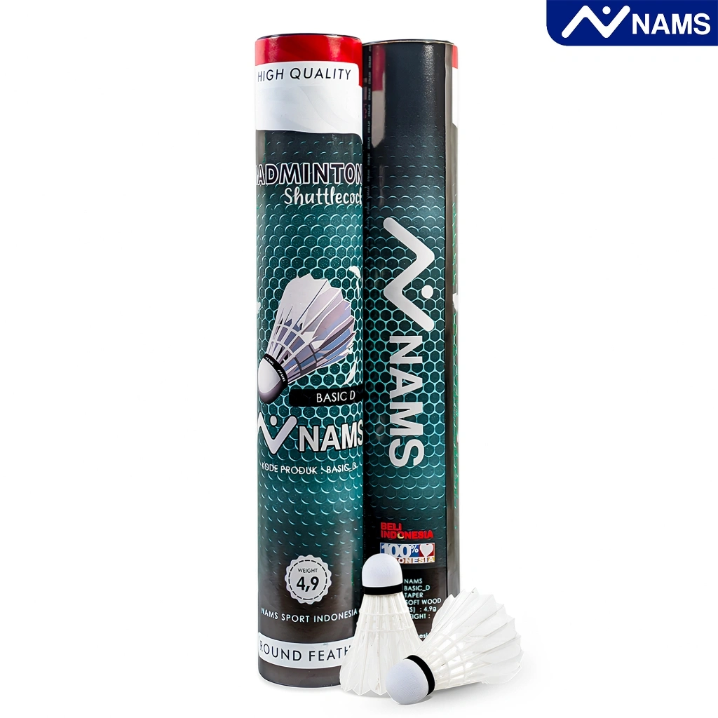 Nams Shuttlecock Basic D / Kok Badminton / Bulutangkis 12pcs