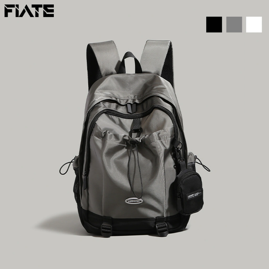 FLATE Tas Sekolah Wanita Korea Fashion Tas 14 Inci Laptop Tas Ransel Wanita Segar Dan Lucu Backpack