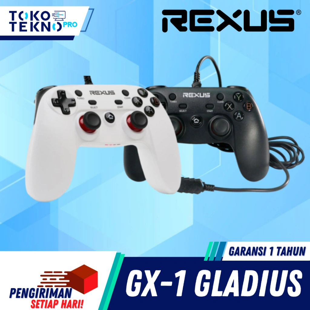 Rexus GX1 Gladius Joystick Pro Gaming Garansi Resmi