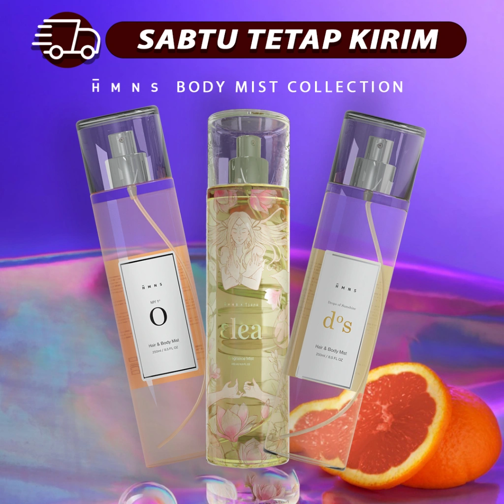 Parfum Hair & Body Mist HMNS All Varian 250ml Original Official