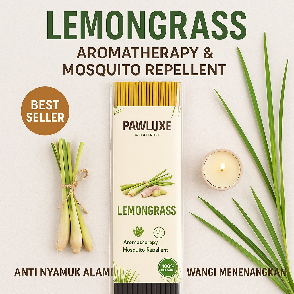 Dupa Sereh Pengusir Nyamuk / Dupa Premium Aroma Serai / Dupa Pengharum Ruangan / Dupa Aroma Terapi