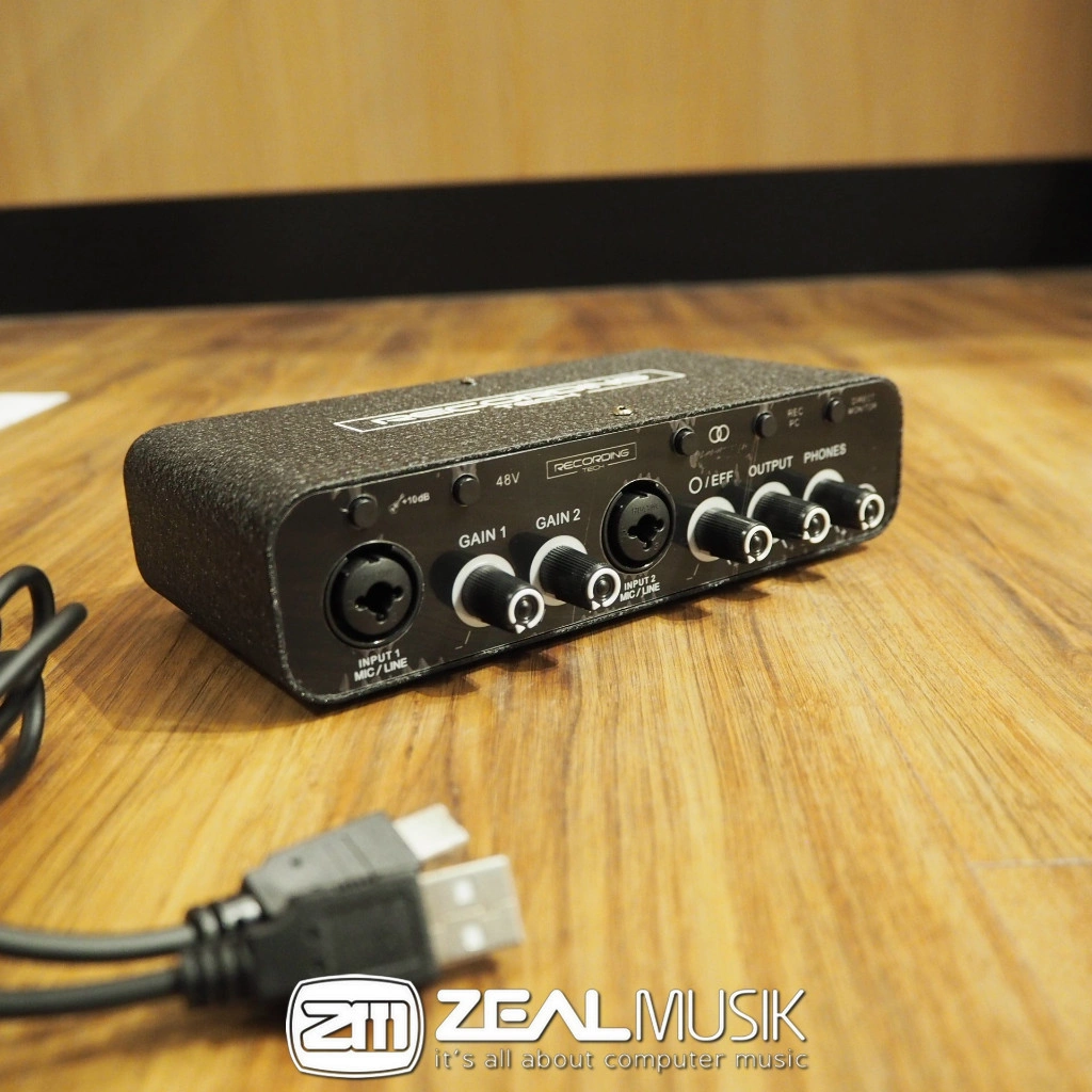 Recording Tech RT SC220 32bit/384khz - USB Audio Interface 2 Channel 2 Output - Zeal Musik Jogja