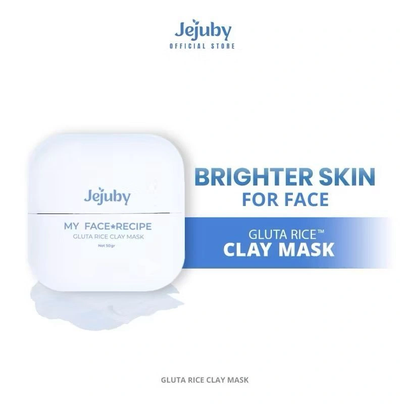 JEJUBY GLUTA RICE CLAY MASK For Acne-Rice Mask-Face Mask|Jejuby clay Mask |Masker Mencerahkan Wajah