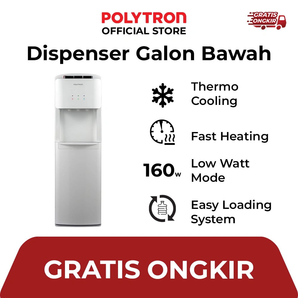 POLYTRON Dispenser Galon Bawah PWC 600