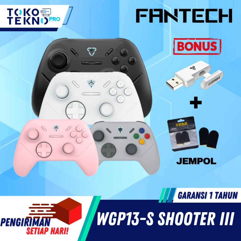 Fantech WGP13 / WGP-13 / WGP13s / WGP-13s Shooter III 3 Wireless Gamepad Joystick