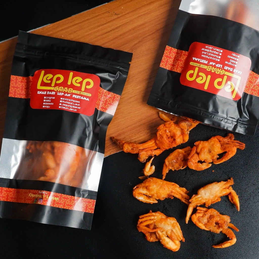 LepLep - Baby Crab Crispy | Camilan Seafood Renyah & Gurih