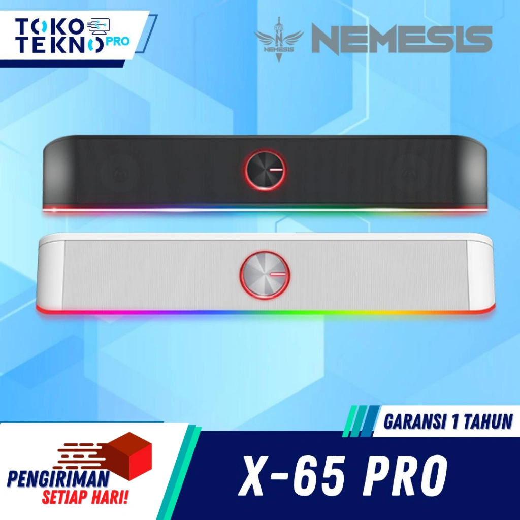 NYK Nemesis X65 Pro / X-65 Pro Quantum Soundbar Gaming Speaker RGB