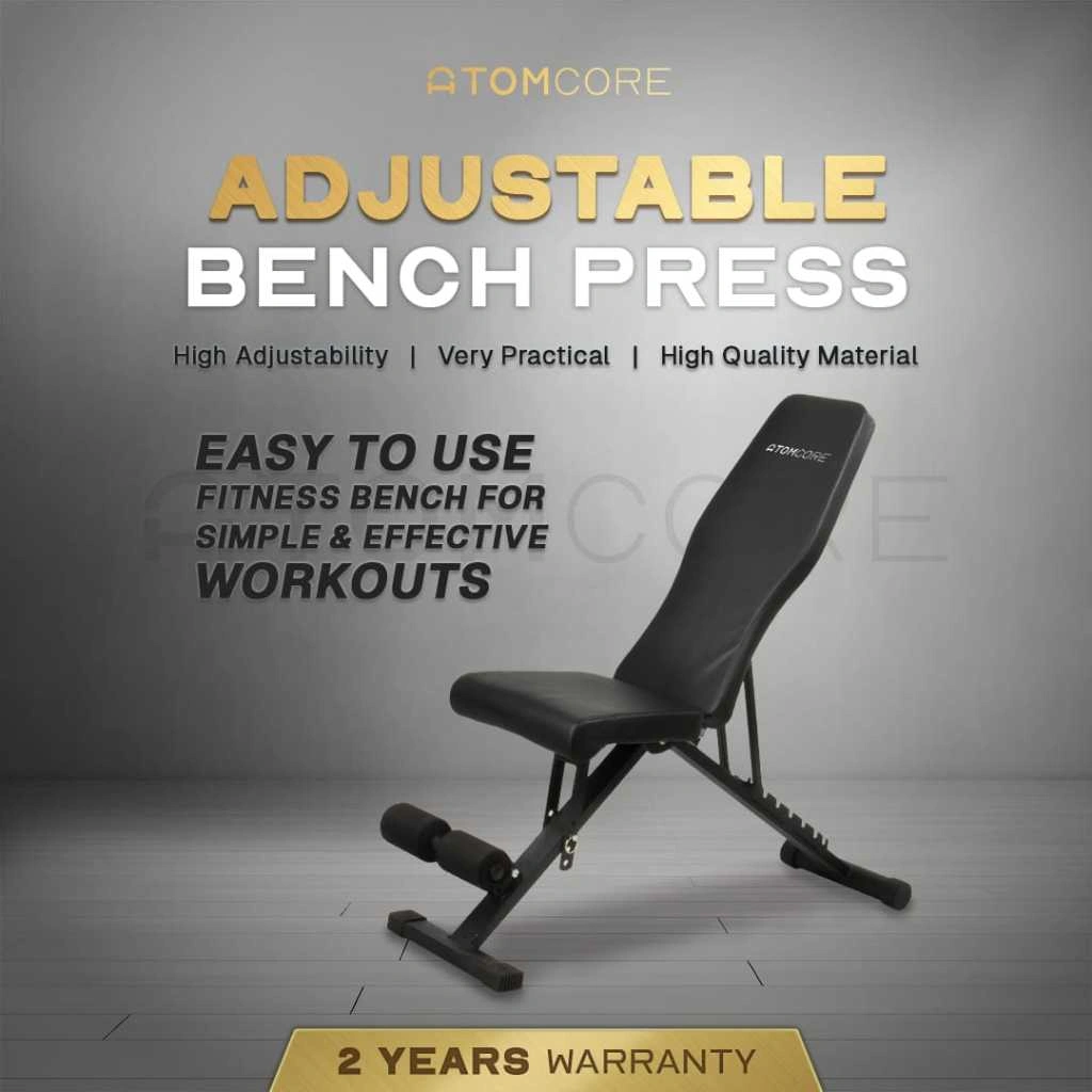 Atomcore Adjustable Gym Fitness Bench Press Sit Up