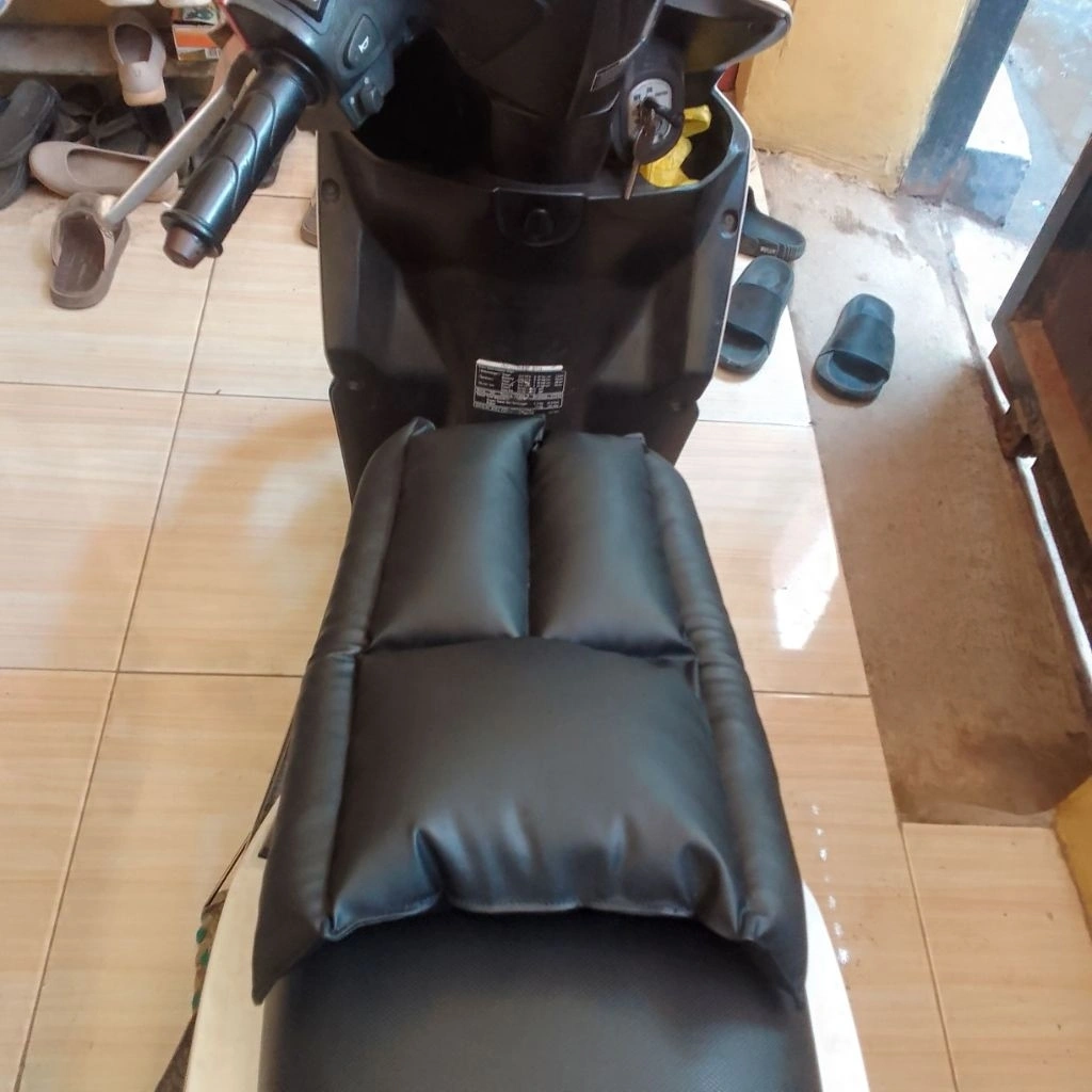 bantal jok motor multifungsi kulit sintetis anti air