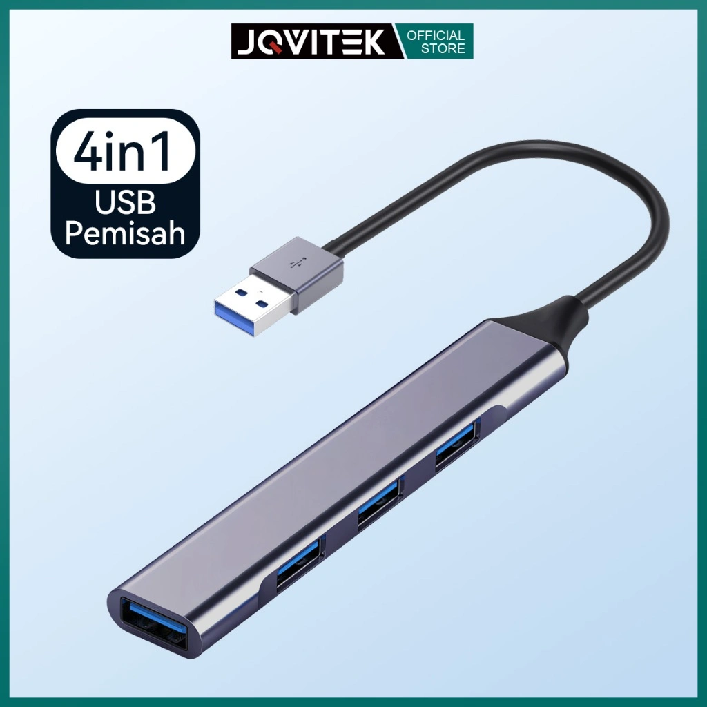 Jqvitek 4in1 USB Docking Station Multifungsi Hub Kabel Konektor DS04 For PC Laptop Phone Adapter