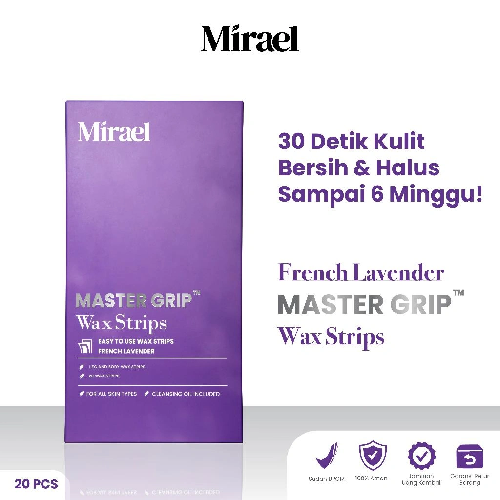 MIRAEL French Lavender Master Grip™ Wax Strips