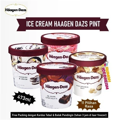 Ice Cream Haagen Dazs Pint 473ml