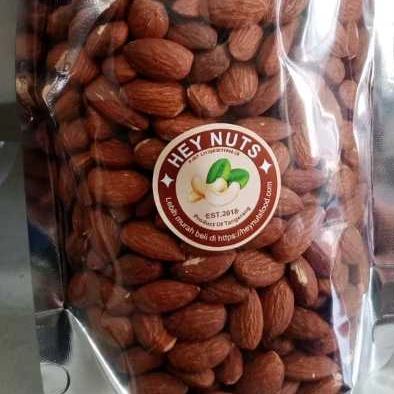Kacang Almond Panggang Oven Matang Original - Asin 100g, 250g, 500g
