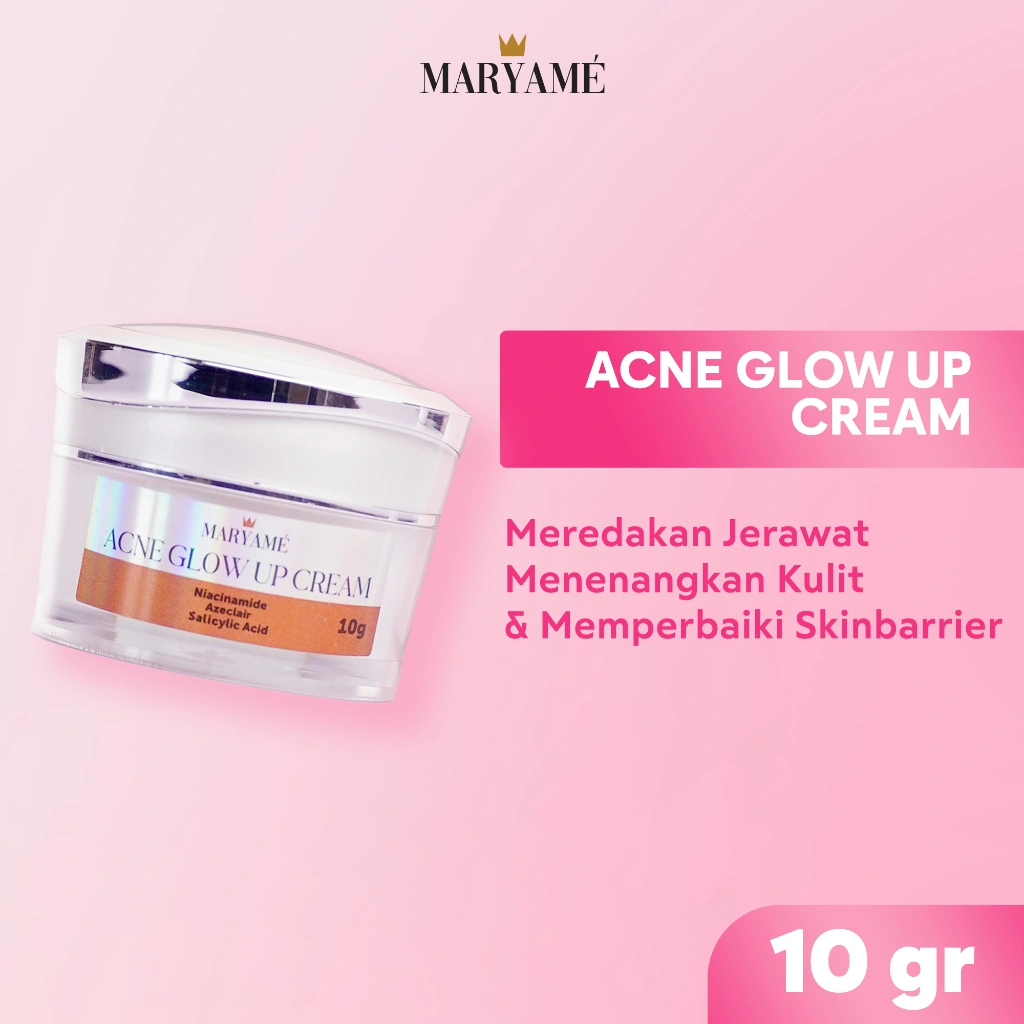 Maryame Acne Glow Up Cream untuk merawat kulit berjerawat