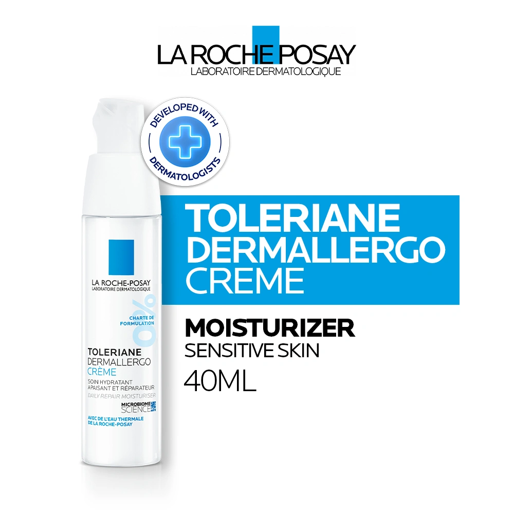 La Roche Posay Toleriane Dermallergo Light Creme 40ml - Pelembab Wajah Kulit Sensitif/ Kombinasi