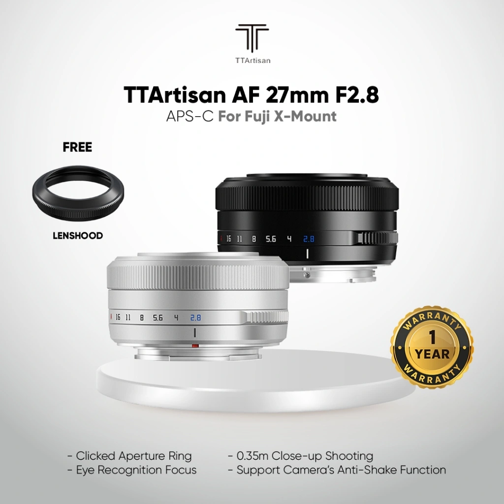 TTArtisan 27mm F2.8 Fuji X Auto Focus Lens Garansi Resmi