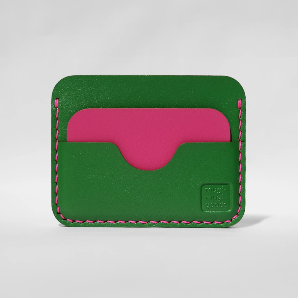 MUGI MUGI | NARA Card Holder - Moon Cactus | Dompet Kartu Kulit Pria Wanita