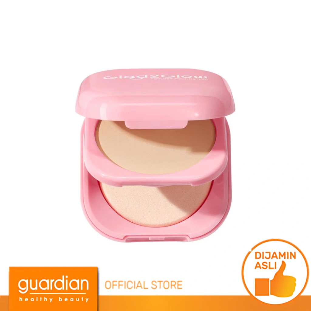 Glad2Glow Perfect Blurring Powder Foundation 8.5Gr - Bedak Padat Pengontrol Minyak