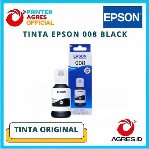 EPSON TINTA PRINTER 008 BLACK TINTA ORIGINAL