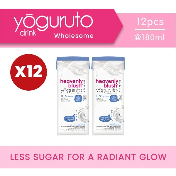 Yogurt Heavenly Blush Yoguruto Wholesome Original [12Px180ml]