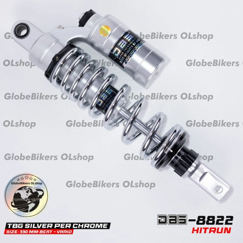 SHOCK DBS HI-TRON NEW SERIES-8822 MIO - BEAT - VARIO FI - VARIO 125/150/160 -LEXI - GENIO - SOUL GT - MIO M3 - MIO J SKOK BELAKANG SHOCKBREAKER HARGA GROSIR TERMURAH