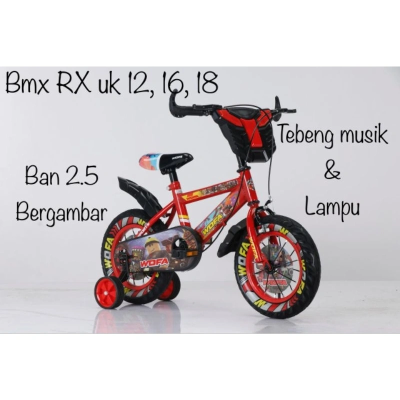 sepeda uk 12.16.18 bmx wofa bike / centrum musik / erminio