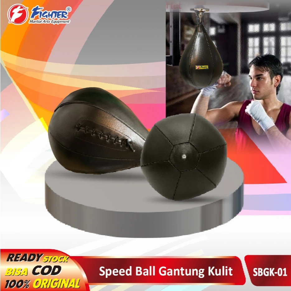 Speed Ball Gantung FIGHTER Leather