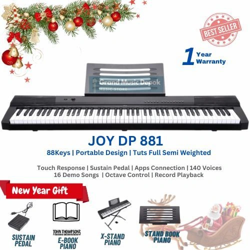 [Piano dibawah 3 jt TERBAIK] Digital Piano DP 881 Joy DP881 7 Oktaf (Termurah dan Terbaik Pemula!!!)