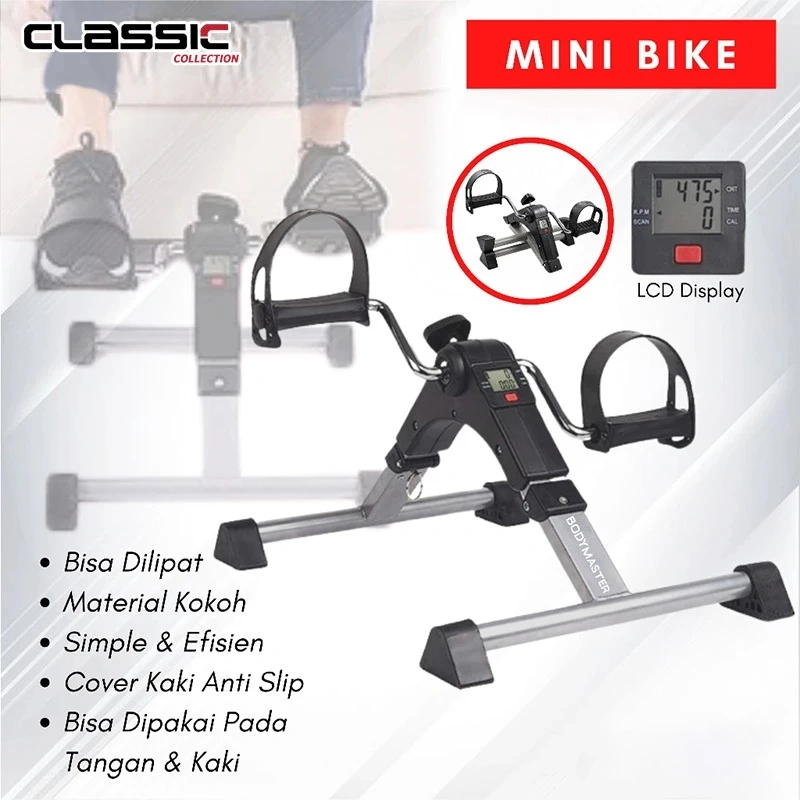 Epeda Statis Mini / Sepeda Statis / Terapi Kaki Stroke Pengapuran Dll / Alat Terapi Kesehatan