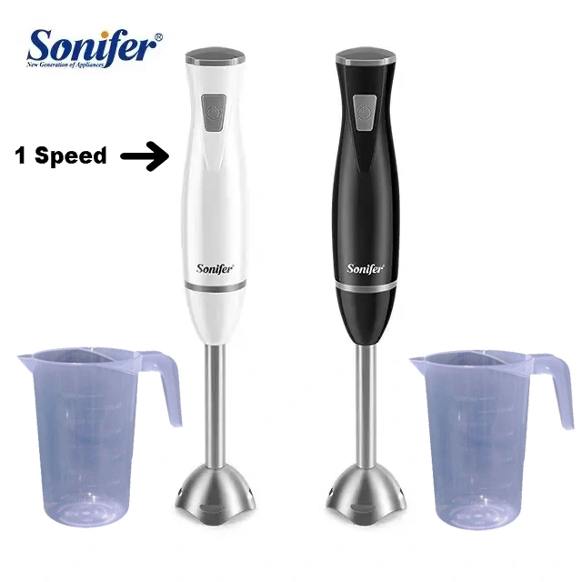 SONIFER Hand Blender Stainless Steel SF-8055 FREE Gelas Ukur Takaran 1.000 ML
