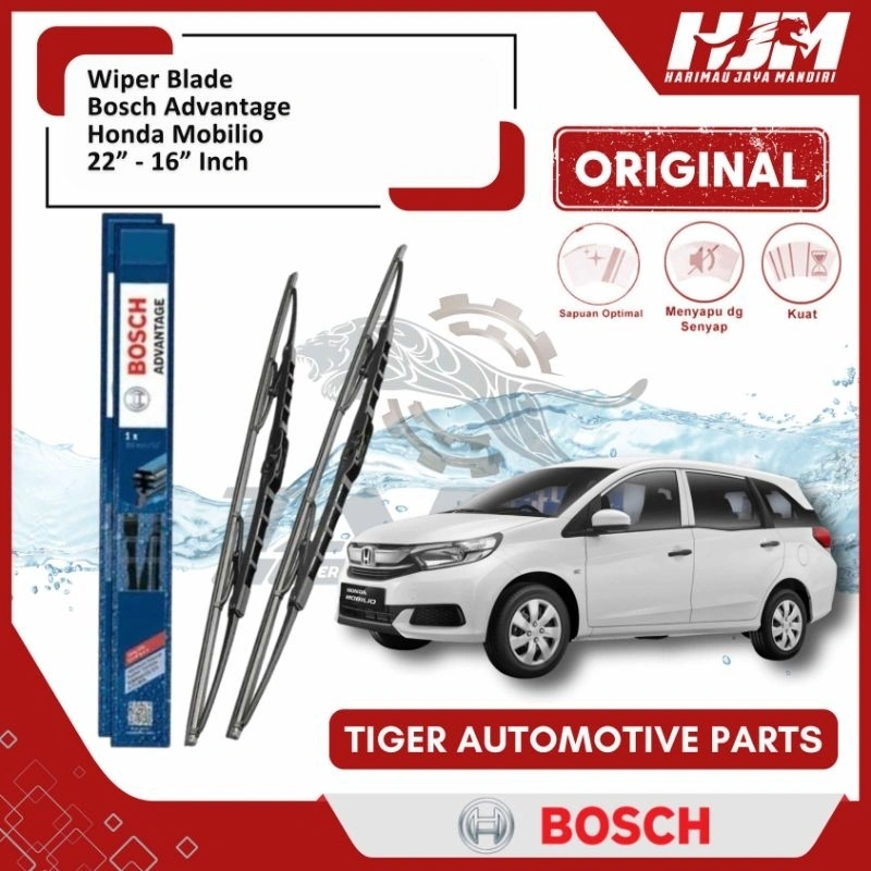 WIPER BLADE MOBIL MOBILIO BRV BOSCH ADVANTAGE 22" - 16" ORIGINAL
