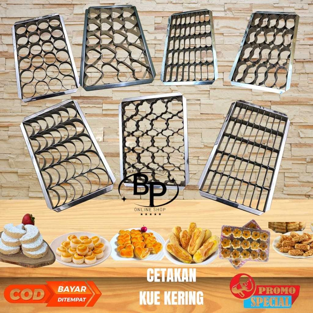 Cetakan Kue Kering Model Bingkai / Cetakan Kastengel/Cetakan kue kering tersedia 7 motif