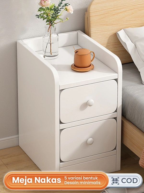 Meja Nakas Putih Kamar Tidur Meja Nakas Minimalis Bedside Meja Samping Meja Kamar Tidur Minimalis