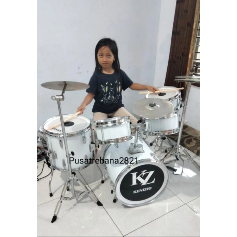 DRUM ANAK/ DRUM MINI FULL SET/KOMPLIT UK.12",14" & 16" ,GRATIS SABLON NAMA