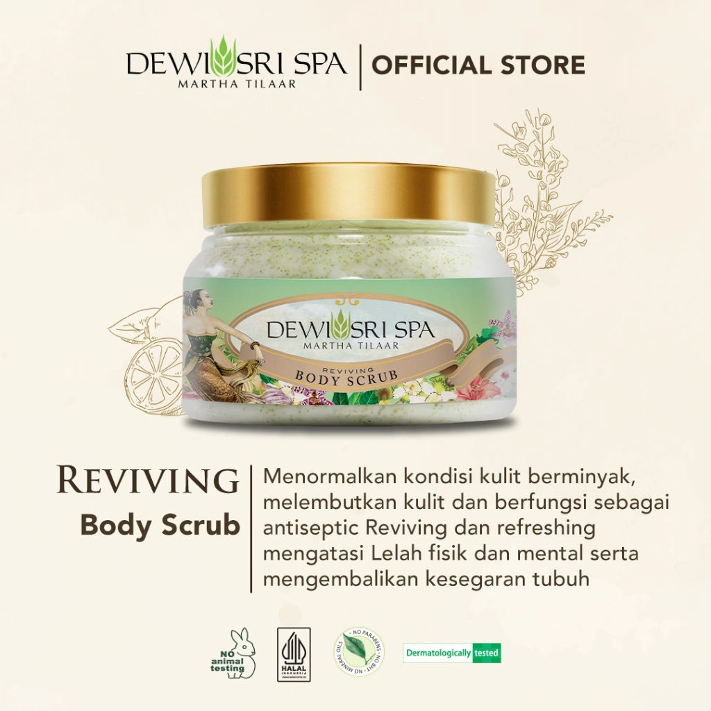 Dewi Sri Spa Reviving Body Scrub 380 gr