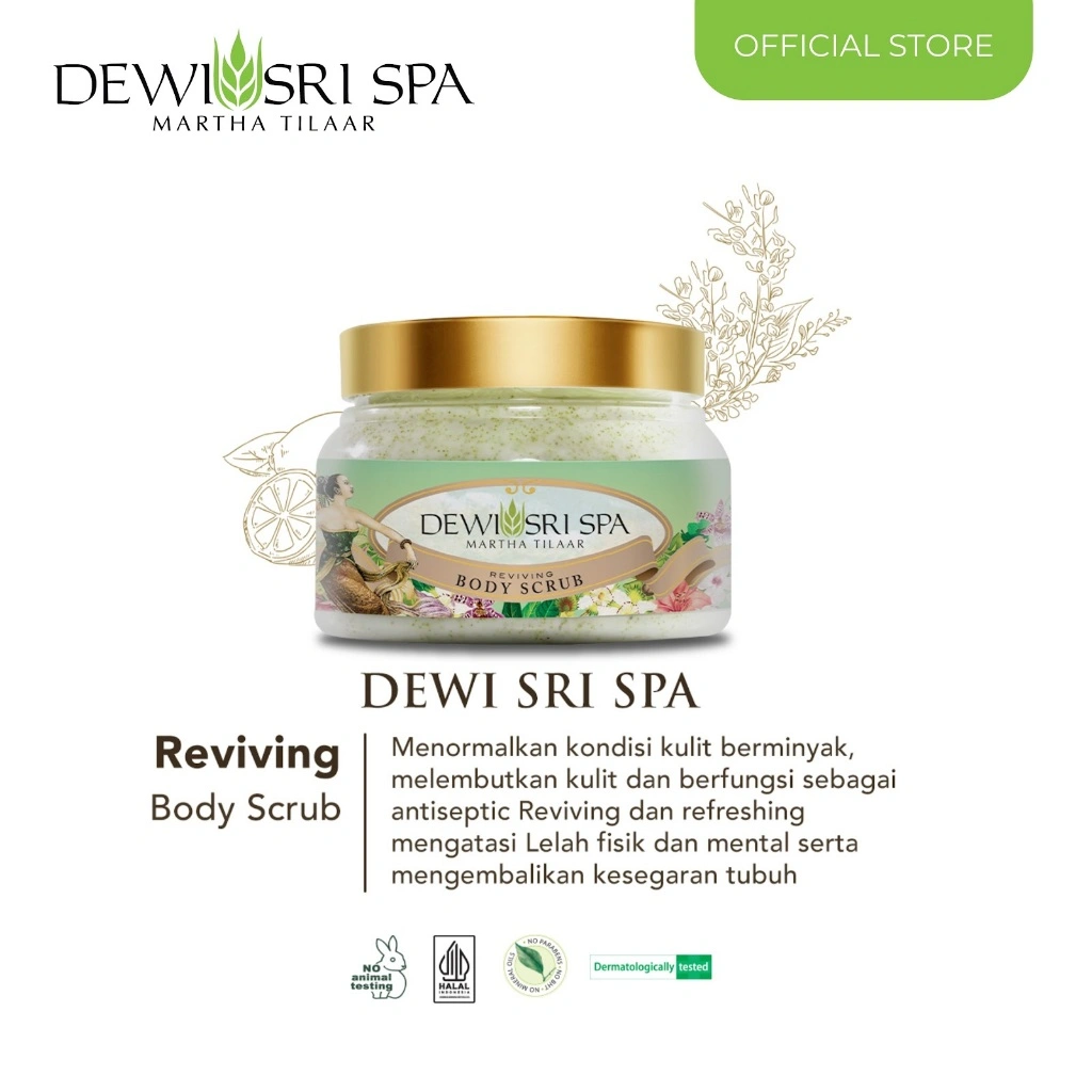 Dewi Sri Spa Reviving Body Scrub 380 gr
