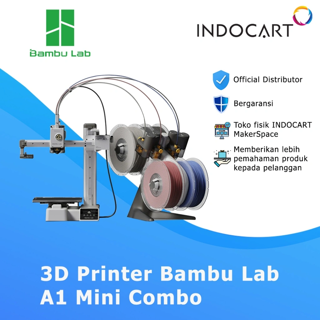 3D Printer BambuLab A1 Mini Combo Multi Colour AMS 3D Printer-IndoCart 3D