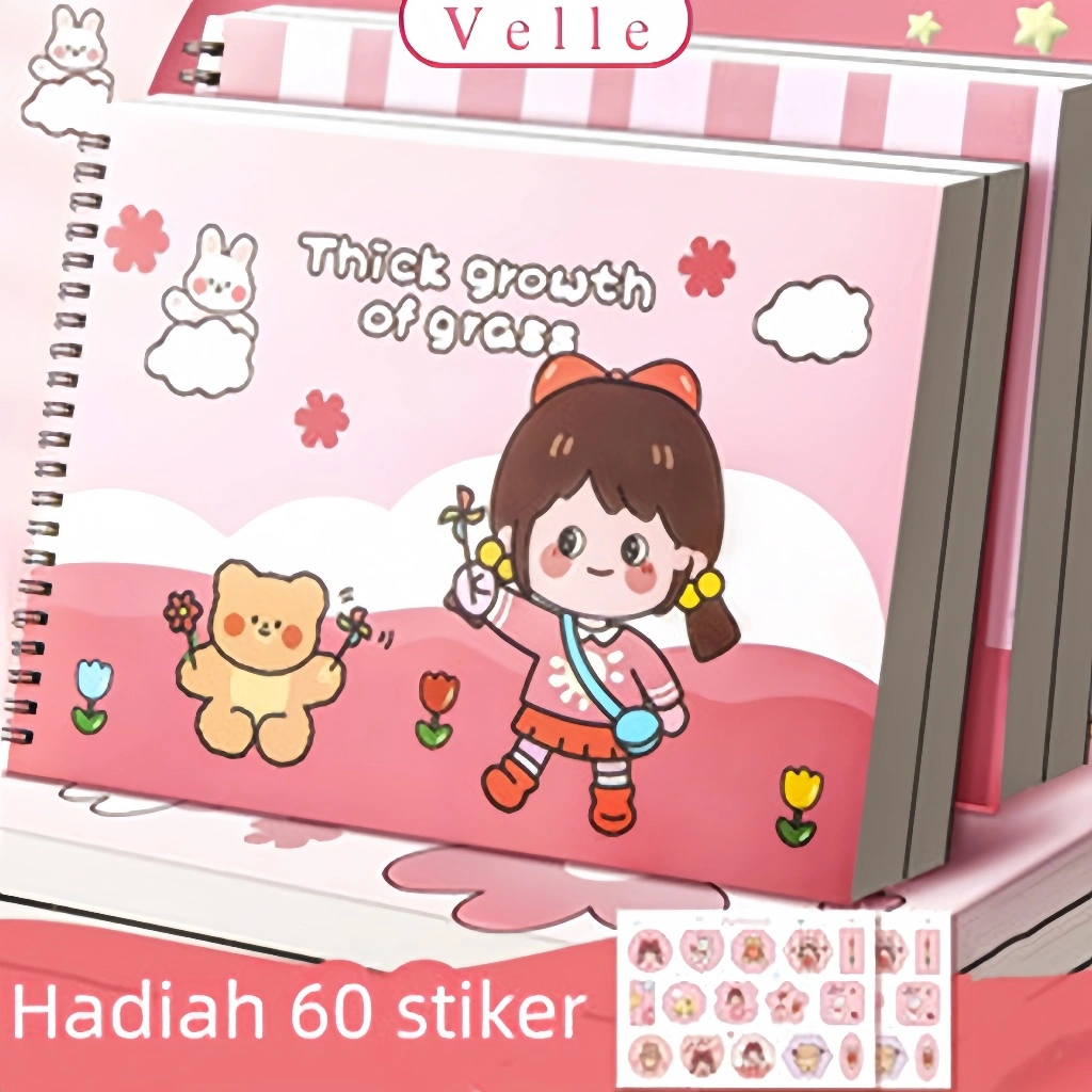 VELLE A4 Drawing Book Buku Gambar Anak / Buku Gambar Polos A4 / Drawing Book / Buku Mewarnai Anak
