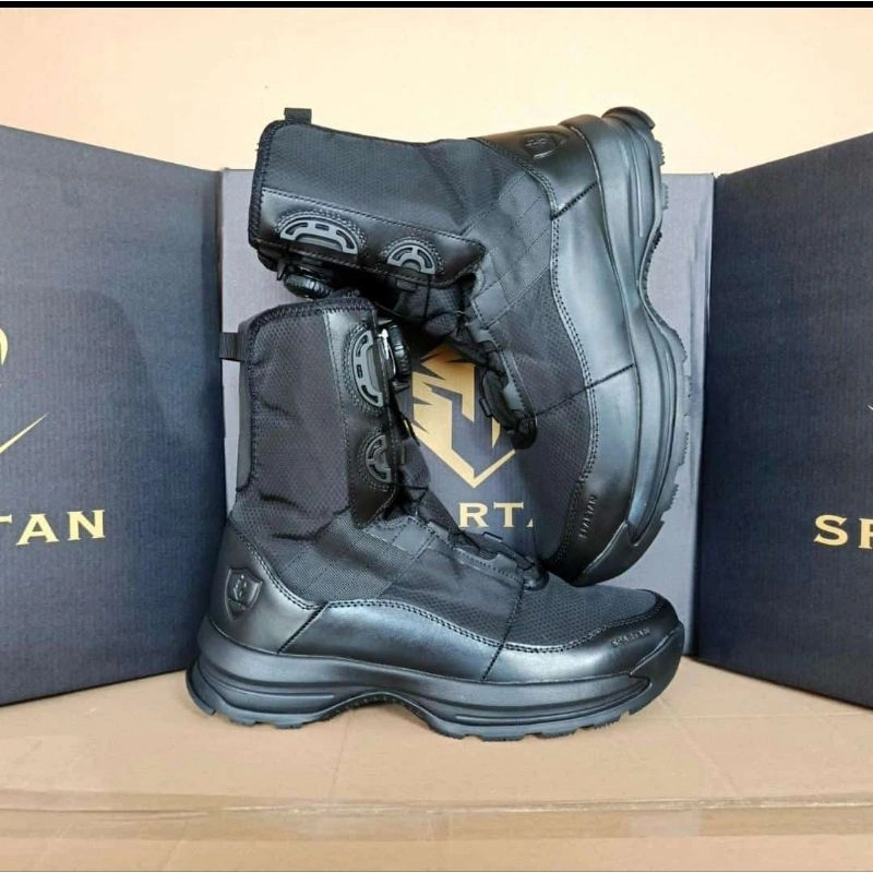 Sepatu PDL Spartan Slick/combat tali putar